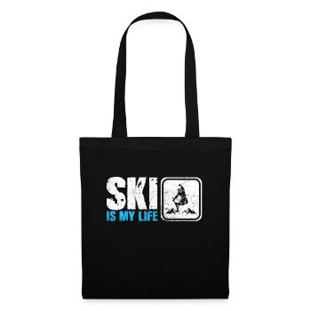 Ski - Stoffbeutel - Schwarz - Vorne