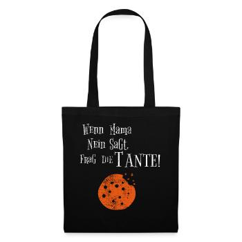 Tante Mama Baby Suess - Stoffbeutel - Schwarz - Vorne