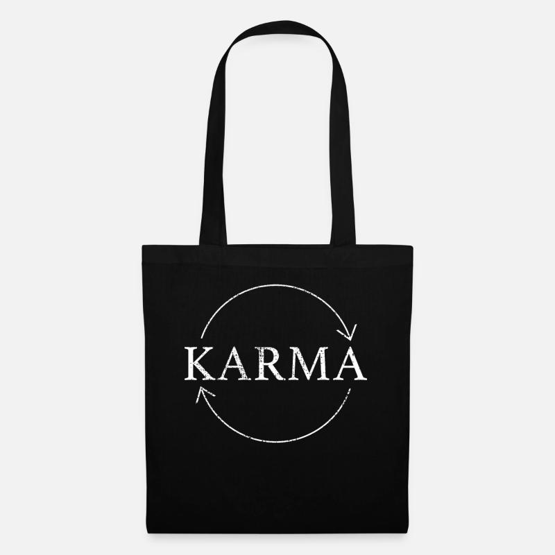 Karma - Stoffbeutel - Schwarz