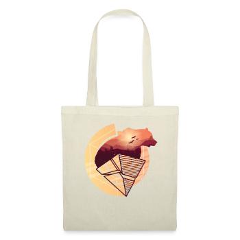 Ours nature sauvage - Sac en tissu - nature - Devant