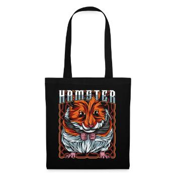 Hamster - Stoffbeutel - Schwarz - Vorne