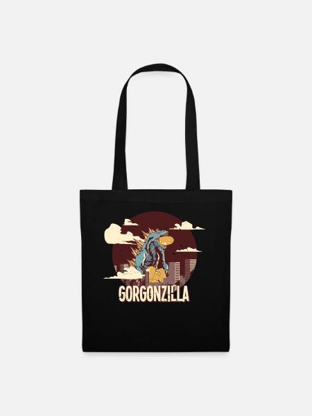GORGONZILLA The Gorgonzola Cheese King Of Street - Stoffbeutel - Schwarz
