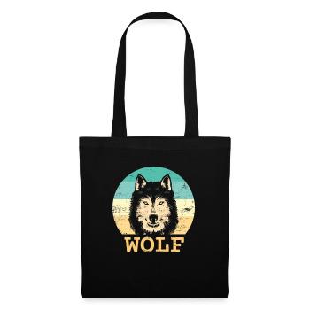 Wolf - Sac en tissu - noir - Devant