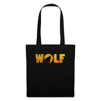 wolf - Tote Bag - black - Front