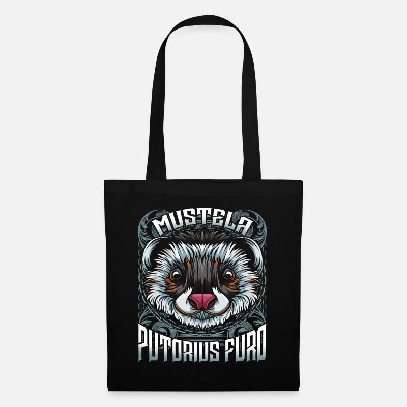 Furets - Sac en tissu - noir