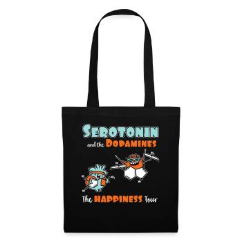 Serotonin and the Dopamines The Happiness Tour - Tote Bag - black - Front