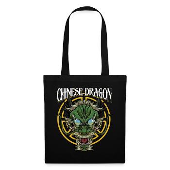 Chinese Dragon | Mythical animal China gift - Tote Bag - black - Front