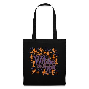 Witches Be Sippin Shirt Funny Halloween Witches - Tote Bag - black - Front