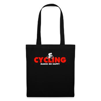Cycling Shirt - Sac en tissu - noir - Devant
