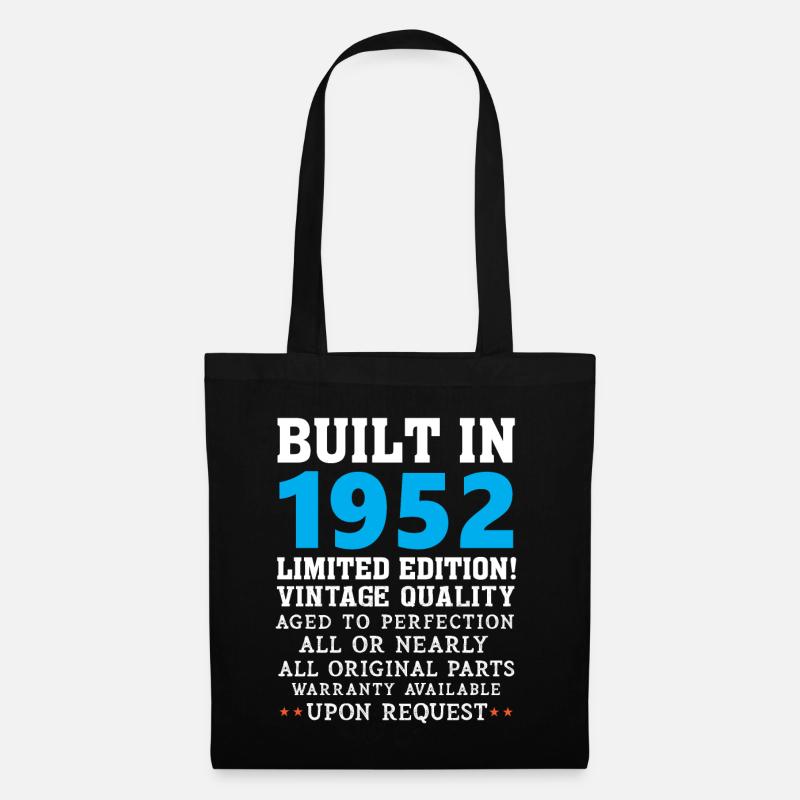 Construit en 1952 - Sac en tissu - noir