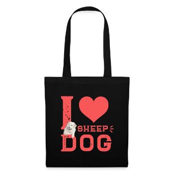 I love Sheepdog - Maremmano Abruzzese - Tote Bag - black - Front