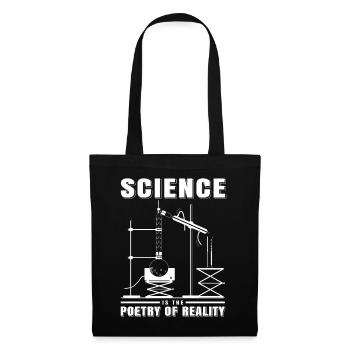 Science Shirt Wissenschaftler Forscher Geschenk - Stoffbeutel - Schwarz - Vorne