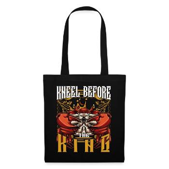 King crab | Crustacean seafood ocean gift - Tote Bag - black - Front