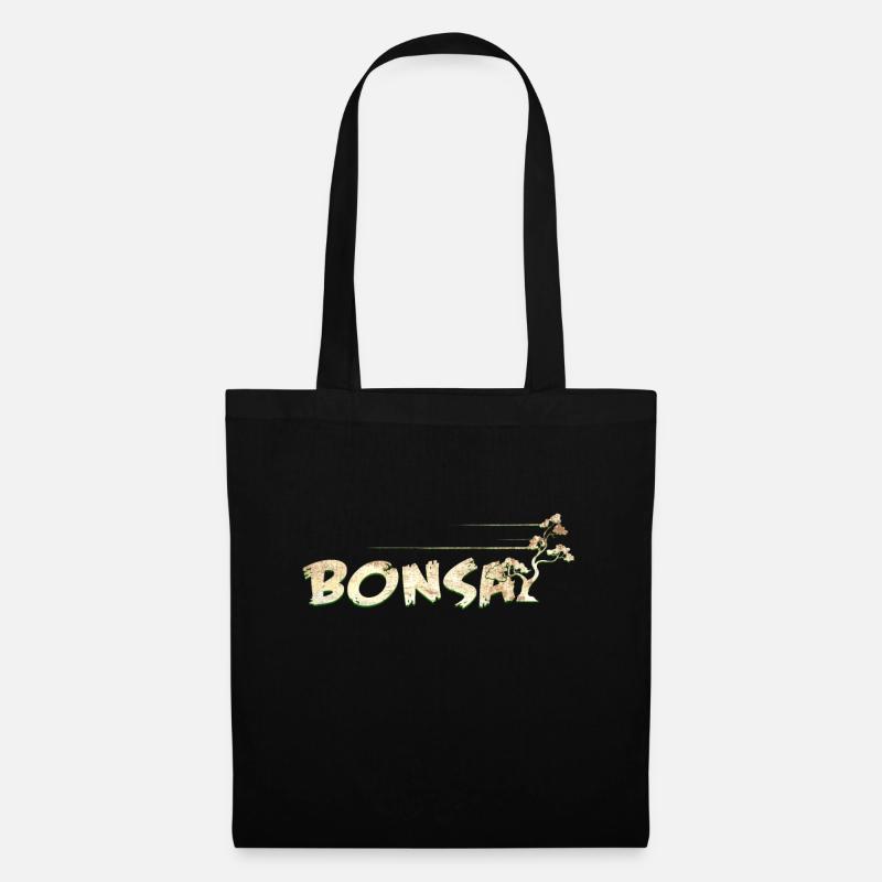 Bonsai - Stoffbeutel - Schwarz