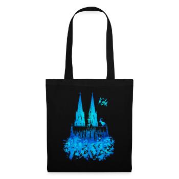 Cathédrale de Cologne - Sac en tissu - noir - Devant