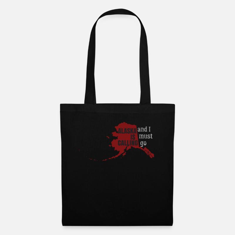 Alaska Is Calling - Tote Bag - black