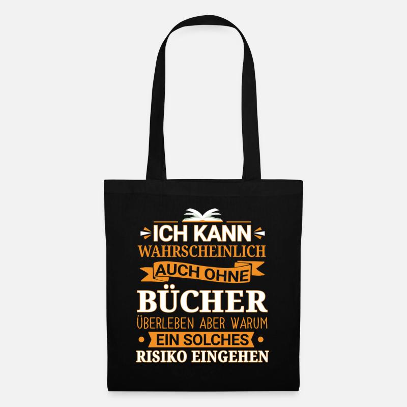 Wir lieben Bücher - Stoffbeutel - Schwarz