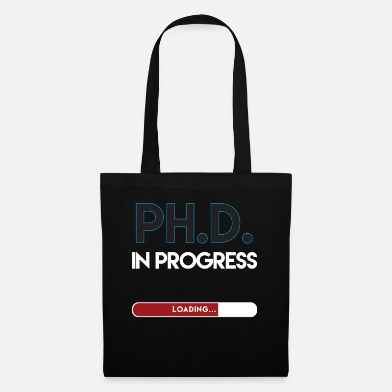 PhD Loading In Progress - Tote Bag - black