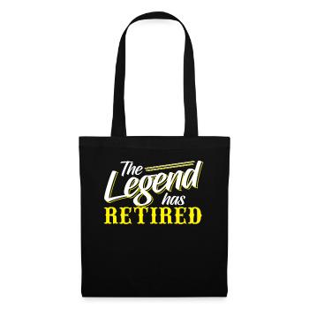 The Legend Has Retired - Tote Bag - black - Front