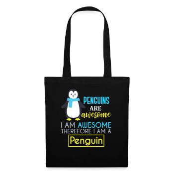 Penguins Penguins - Stoffbeutel - Schwarz - Vorne