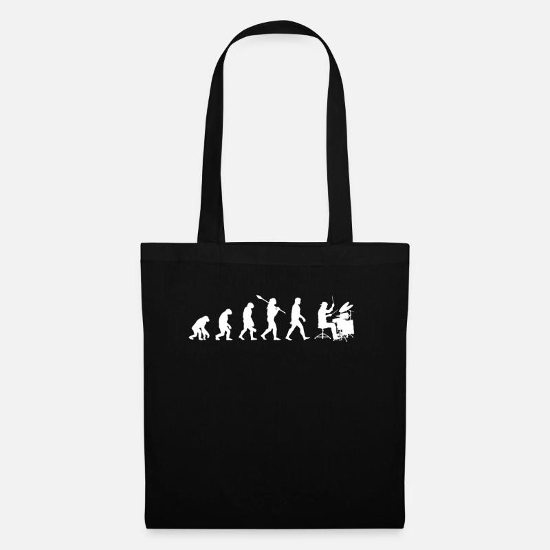 Schlagzeug Evolution - Stoffbeutel - Schwarz