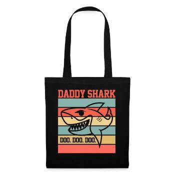 DADDY SHARK SHIRT - Tote Bag - black - Front