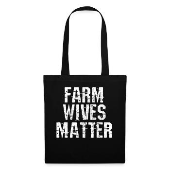 Agriculteur agriculteur - Sac en tissu - noir - Devant