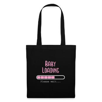 Baby loading.. please wait. Grossesse Accouchement - Sac en tissu - noir - Devant