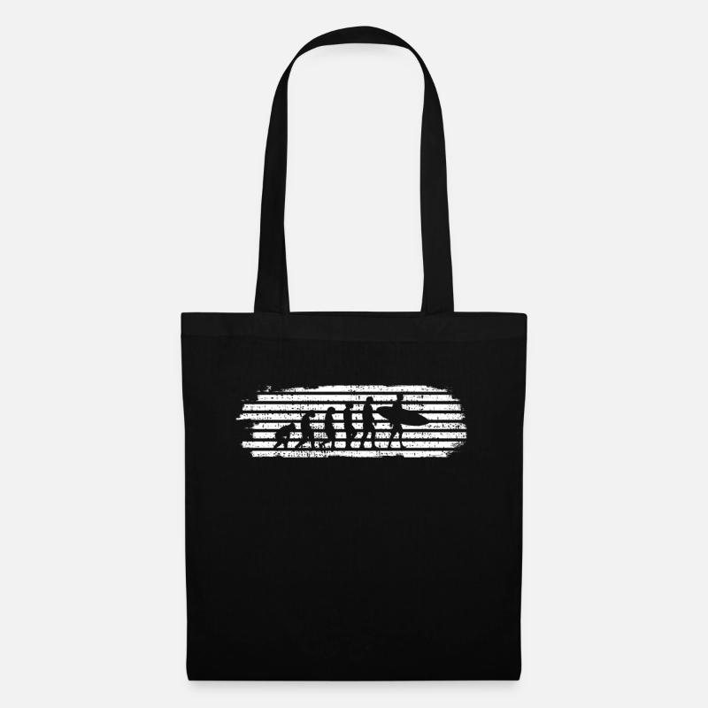EVOLUTION DU SURF - Sac en tissu - noir