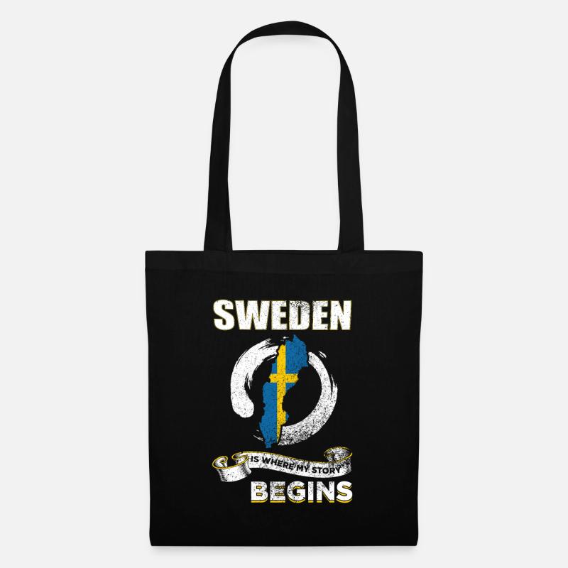 Suède - Sac en tissu - noir