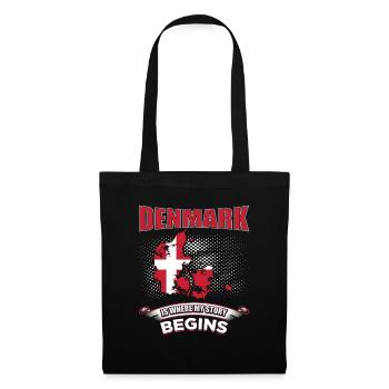 Denmark - Tote Bag - black - Front