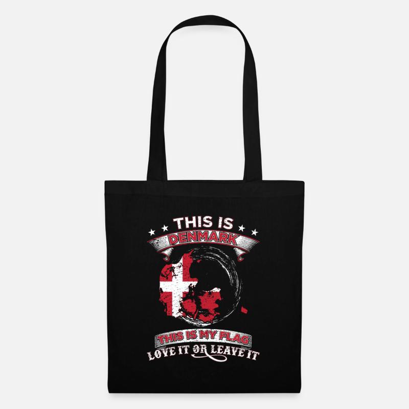 C'est le Danemark C'est mon cadeau de drapeau - Sac en tissu - noir