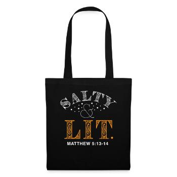 Salty And Lit - Tote Bag - black - Front