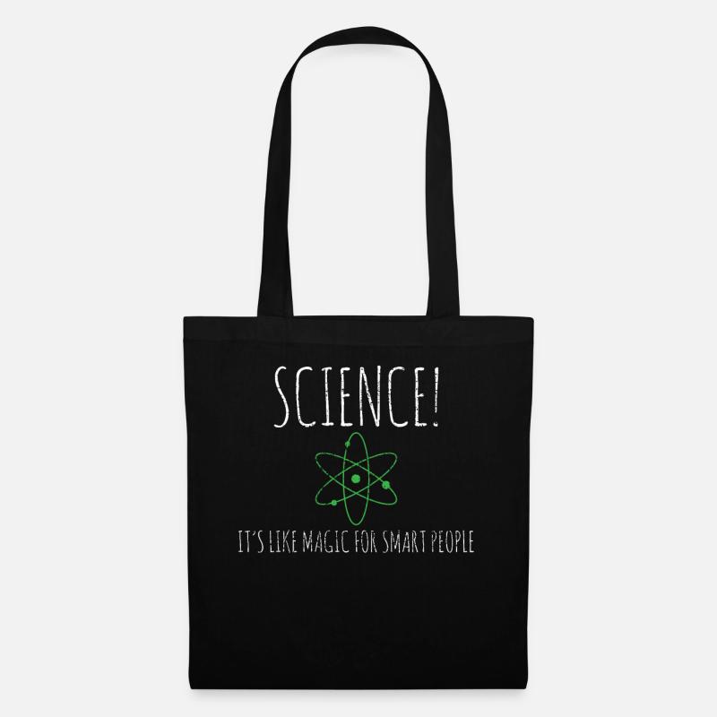 science - Sac en tissu - noir