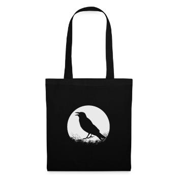Crow gift bird - Tote Bag - black - Front