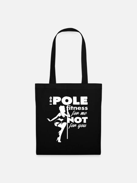 Poledance - Stoffbeutel - Schwarz
