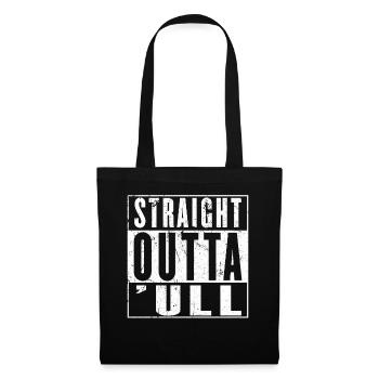 Straight Outta Hull ('ull) Funny Kingston Upon - Tote Bag - black - Front