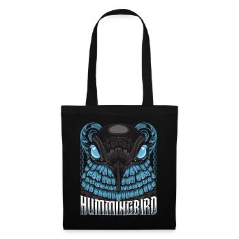 colibri - Sac en tissu - noir - Devant