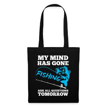Angler Fischer Fishing - Tote Bag - black - Front