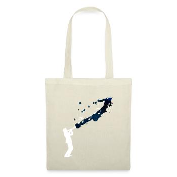 Trumpeter jazz music outer space - Tote Bag - nature - Front