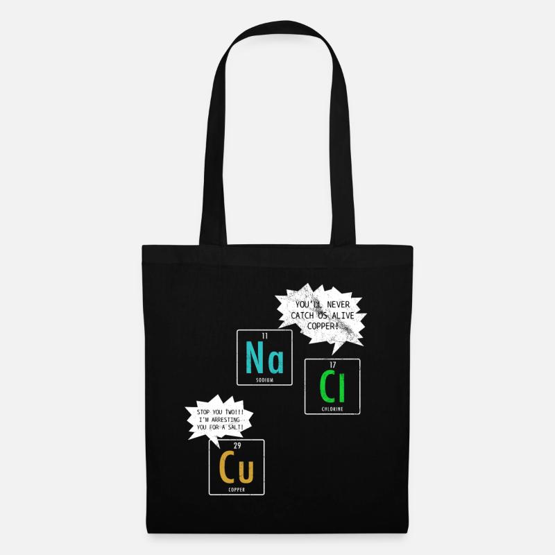 Chemie Witz - Stoffbeutel - Schwarz