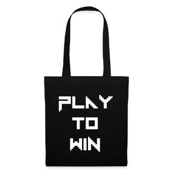 Gamer - Sac en tissu - noir - Devant