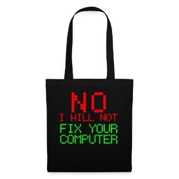 Informatique Software Engineer Programmer Code - Sac en tissu - noir - Devant