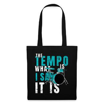 Drums - Tote Bag - black - Front