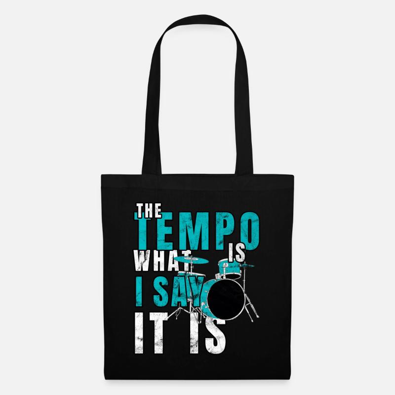 Drums - Tote Bag - black