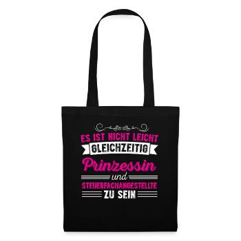 Steuerfachangestellte Shirts/Steuerfachangestellte - Stoffbeutel - Schwarz - Vorne