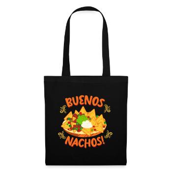 Buenos Nachos Mexico Essen - Stoffbeutel - Schwarz - Vorne