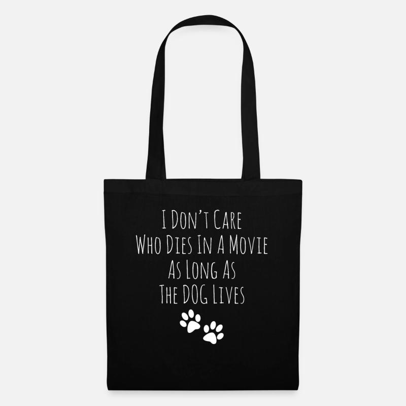 Filme Hunde - Stoffbeutel - Schwarz