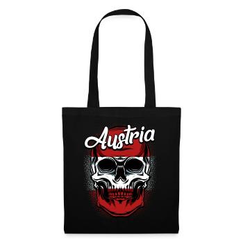 Austrian skull | Austria gift idea - Tote Bag - black - Front