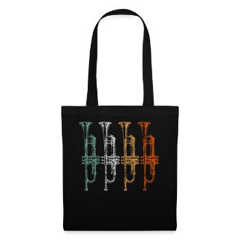 trumpet - Tote Bag - black - Front
